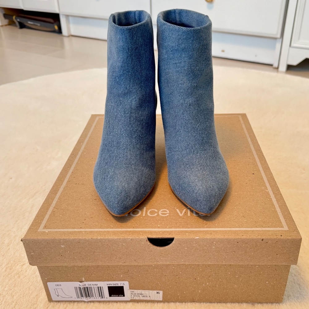 dolce vita Dee Denim Booties